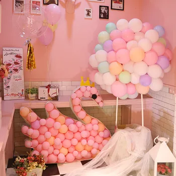 10 Colių Macaron Balioną Helio Kolbų Vestuvių, Gimtadienio Dekoracijos Vaikams Baloons Baby Shower Dekoro Berniukas / Mergaitė 3407