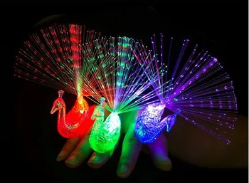 1000Pcs Povas Piršto Šviesos spalvotu LED Šviesos Žiedai Šalies Dalykėlių Vaikai Protingas Žaislas dovanos už Smegenų Vystymąsi