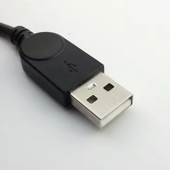 10vnt USB 2.0 Spausdintuvo Kabelis Type A Male-B Male Žemyn Kampu Skaitytuvas Laido Juoda 3feet