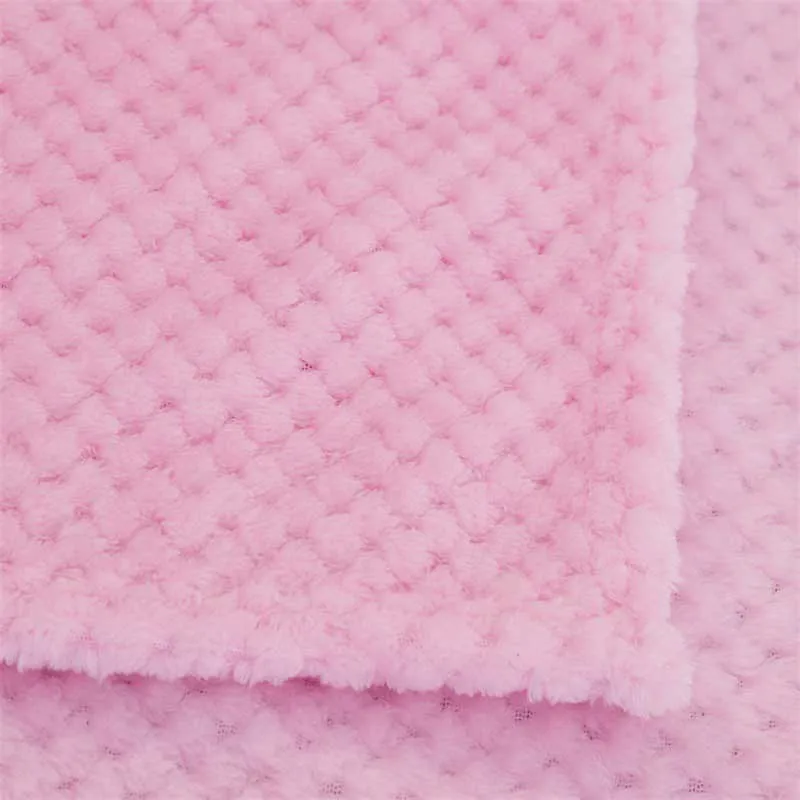2020 m. Namų Tekstilės 200x230cm Polar Fleece Audinys Rožinės spalvos Lovatiesės Storas Vilnos Mesti Antklodę už Sofos 0
