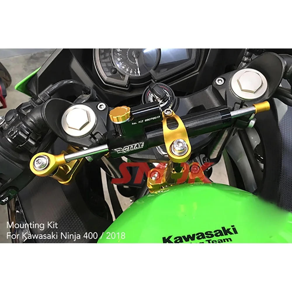 Anoduoto Valdymo Sklendė Stabilizatoriaus Tvirtinimo Laikiklio Komplektas Kawasaki Ninja400 Ninja 400 M. 2018 M. 2019 M. 2020 M. 0