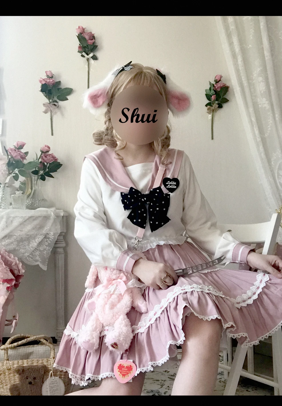 Japonijos princesė saldus lolita galvos apdangalai palace nėrinių plaukų juosta /plaukų įrašą kawaii girl gothic lolita KC loli cos minkštas mergina 0
