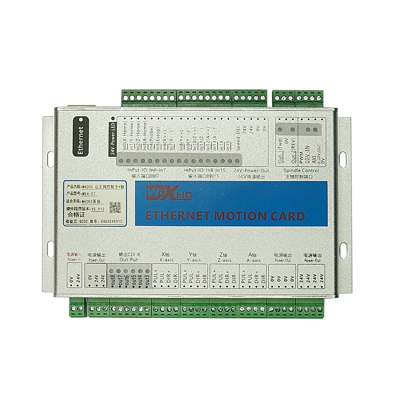 Mach3 Judesio kontrolės kortelės Ethernet CNC standartų Valdyba MK3 MK4 MK6 0