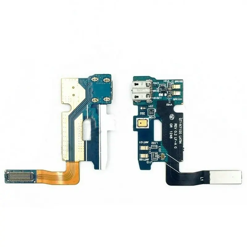 Naujas Mikrofonas Modulis+USB Įkrovimo lizdas Valdybos Flex Kabelio Jungtis Dalys Samsung Note 2 N7100 N7108 0