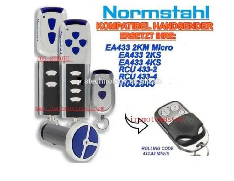 NORMSTAHL EA433 2KM Mikro,EA433 2KS,EA433 4KS,RCU 433-2,RCU 433-4,NOO2800 suderinamu nuotolinio valdymo pakeitimas labai geras 0
