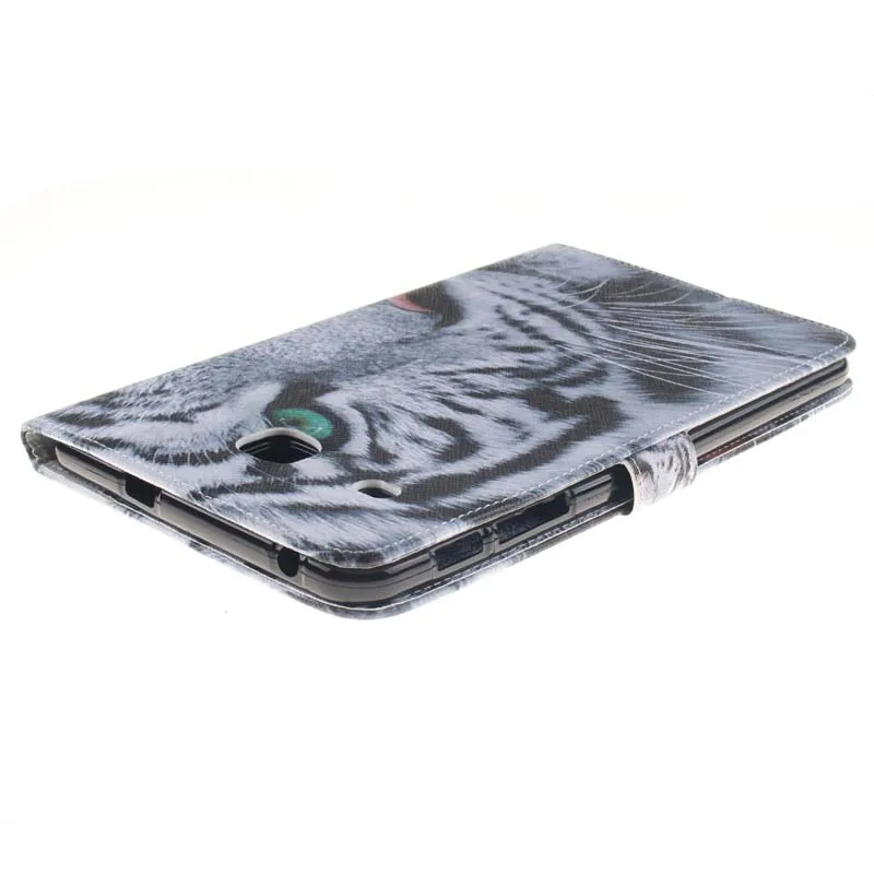 Retro Spausdinti Stovėti PU Odos Padengti Apsauginiu Odos vidinio Minkštos TPU Case For Samsung Galaxy Tab E 8.0 T377 T375 SM-T377V Tablet 0