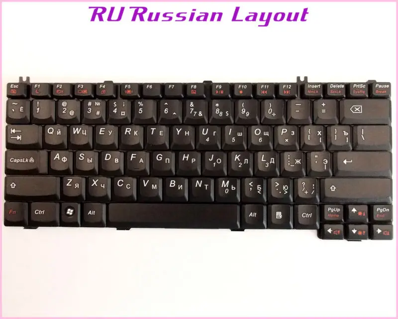 Rusijos RU Išdėstymas Klaviatūra IBM Lenovo Ideapad Y300 Y310 Y330 U330 U330A U330B U330D U330G Laptop/Notebook 0