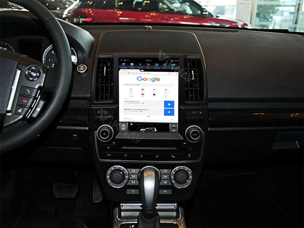 Vertikalus ekranas, android auto radijas, Automobilių radijo multimedijos grotuvo Land Rover Freelander 2 2007-GPS navigacija, 10.4 colių 0