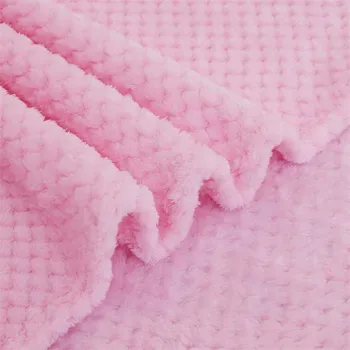 2020 m. Namų Tekstilės 200x230cm Polar Fleece Audinys Rožinės spalvos Lovatiesės Storas Vilnos Mesti Antklodę už Sofos