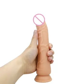 21.3*3.4 cm 232g Tikroviškas Dildo Big Penis Su siurbtuko Sekso Žaislai Moters Moterų Masturbacija Masturbator 16665