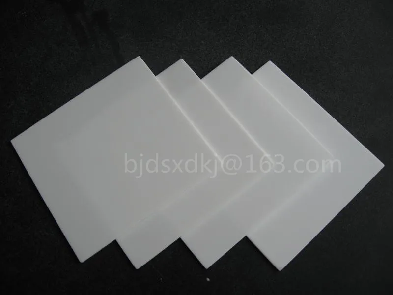96% Aliuminio oksido Keramikos Plokštės,Kompozicinės Plokštės, Aliuminio oksido Keramikos substratai 100*100*0.8 1