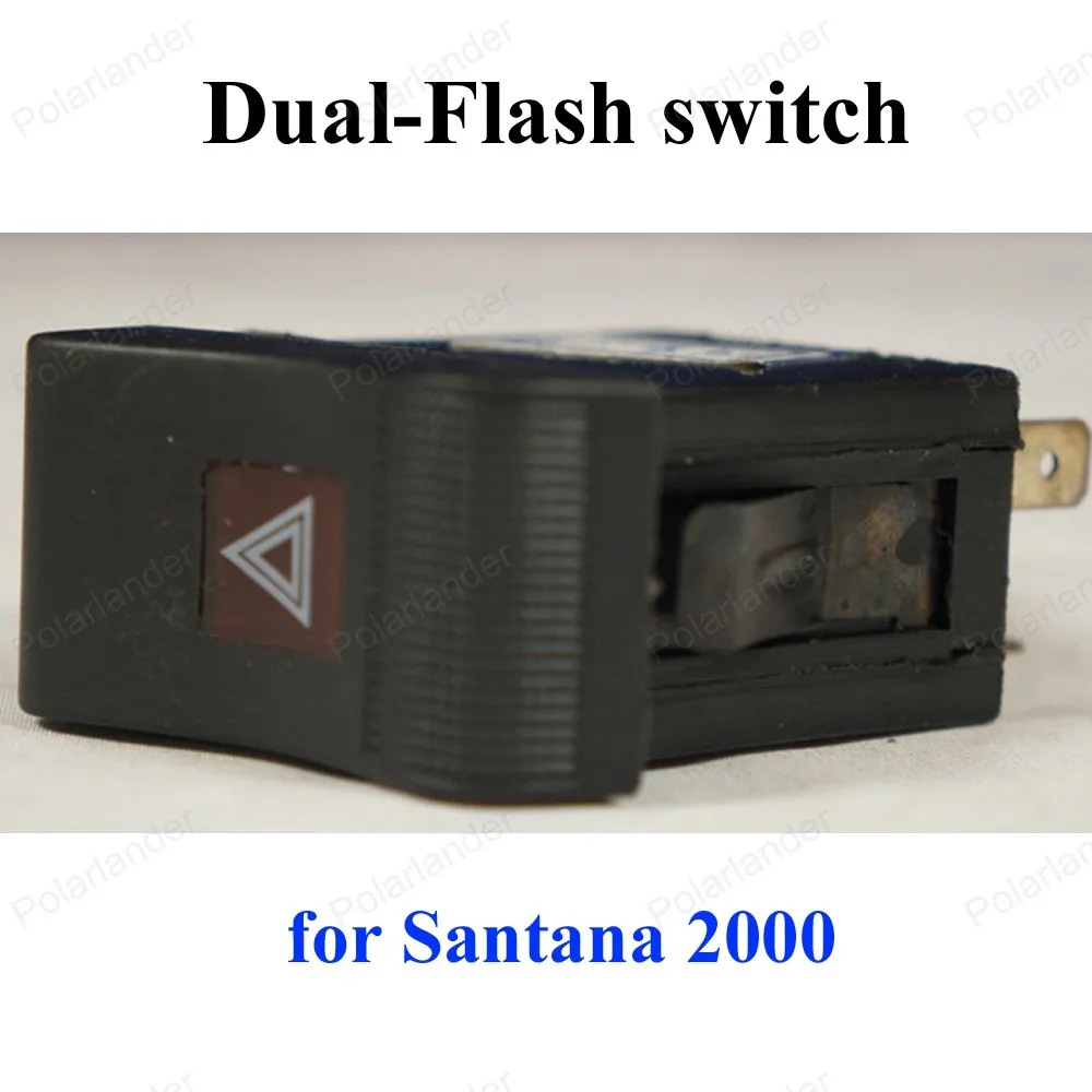 Avarinės Grėsmės dual flash mygtuką Santana 2000 325 953 235 Warnblinker Schalter Įspėjimo Šviesos Jungiklis 1