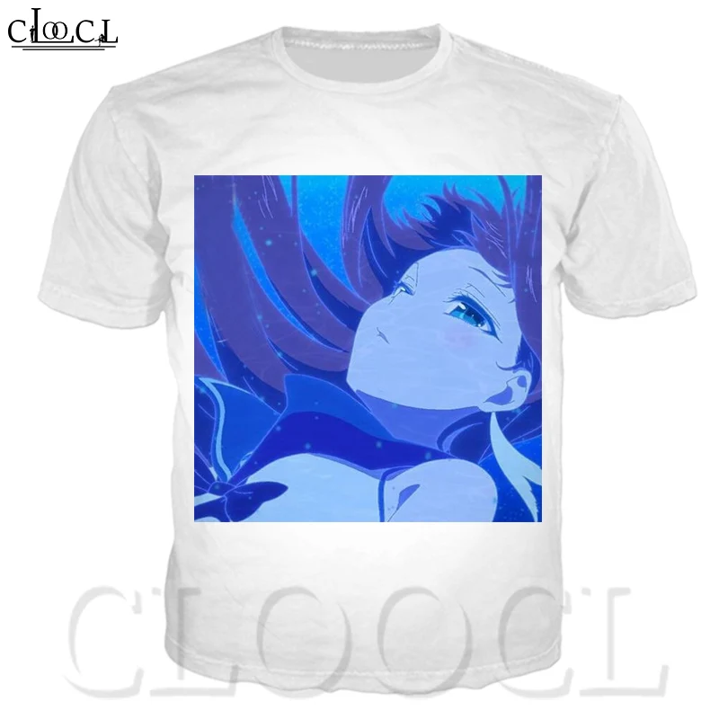 CLOOCL Vasaros vyriški Laisvalaikio Marškinėliai Iš Ramus ir Tylus Rytoj Crewneck Trumpas Rankovės Japonų Anime Drabužius T-Shirt 1