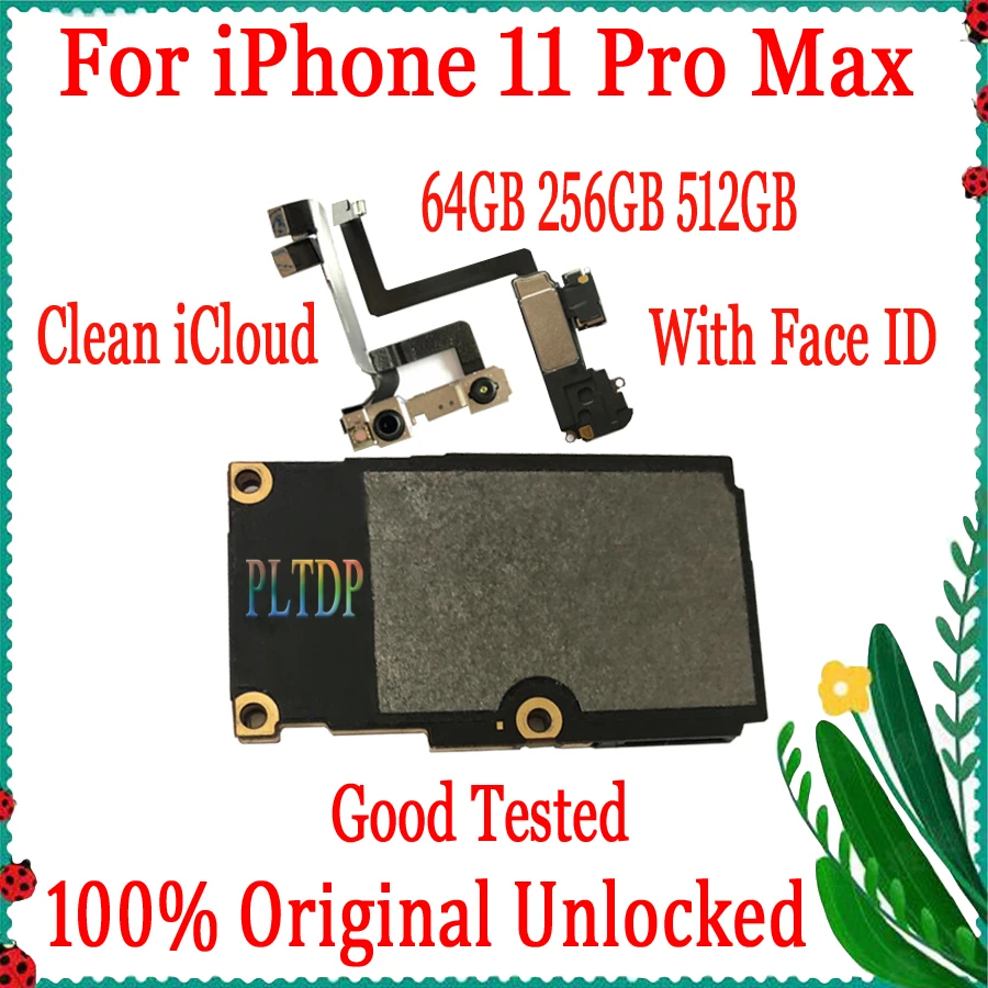Fabrikas atrakinta iphone 11 PRO MAX plokštė su/No Face ID,nemokamai iCloud iphone 