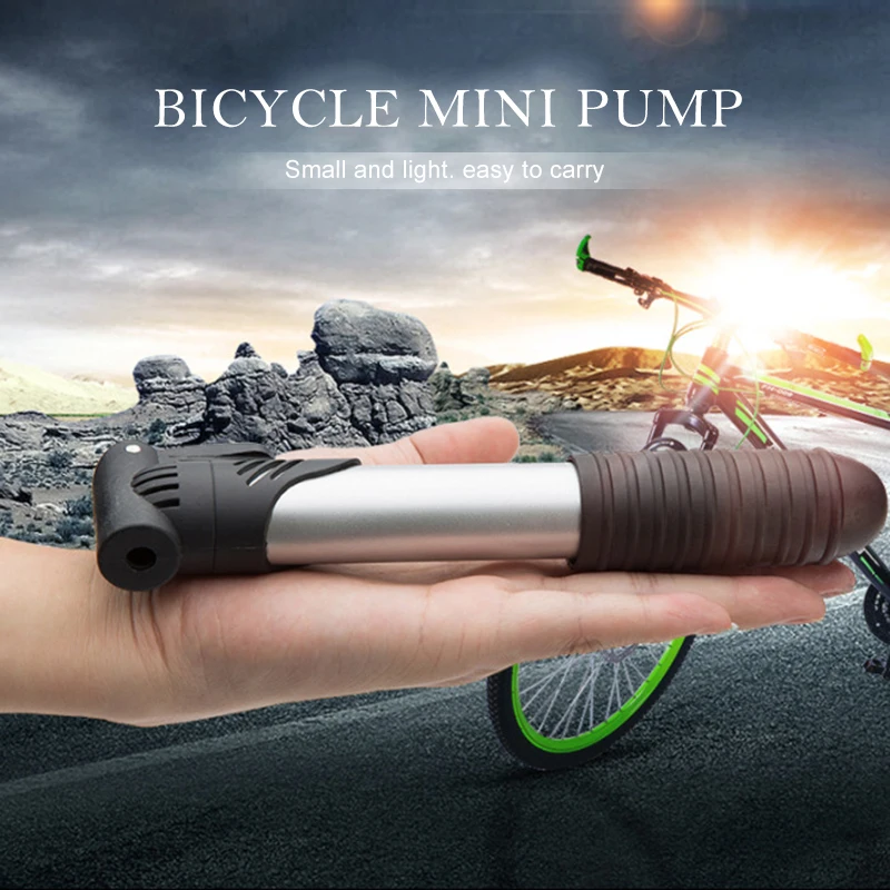 Juoda mini didelio stiprumo plastiko dviračių siurblys dviračių padangų pripūtimo ultra-light dalykėlių savarankiškai pripūtimo MTB Kalnų Dviračių Siurblys 1