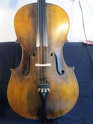 Kopija 1724 Yo-Yo Ma violončelė 7/8 profesionalų koncertas,labai gogd garso #11767 1