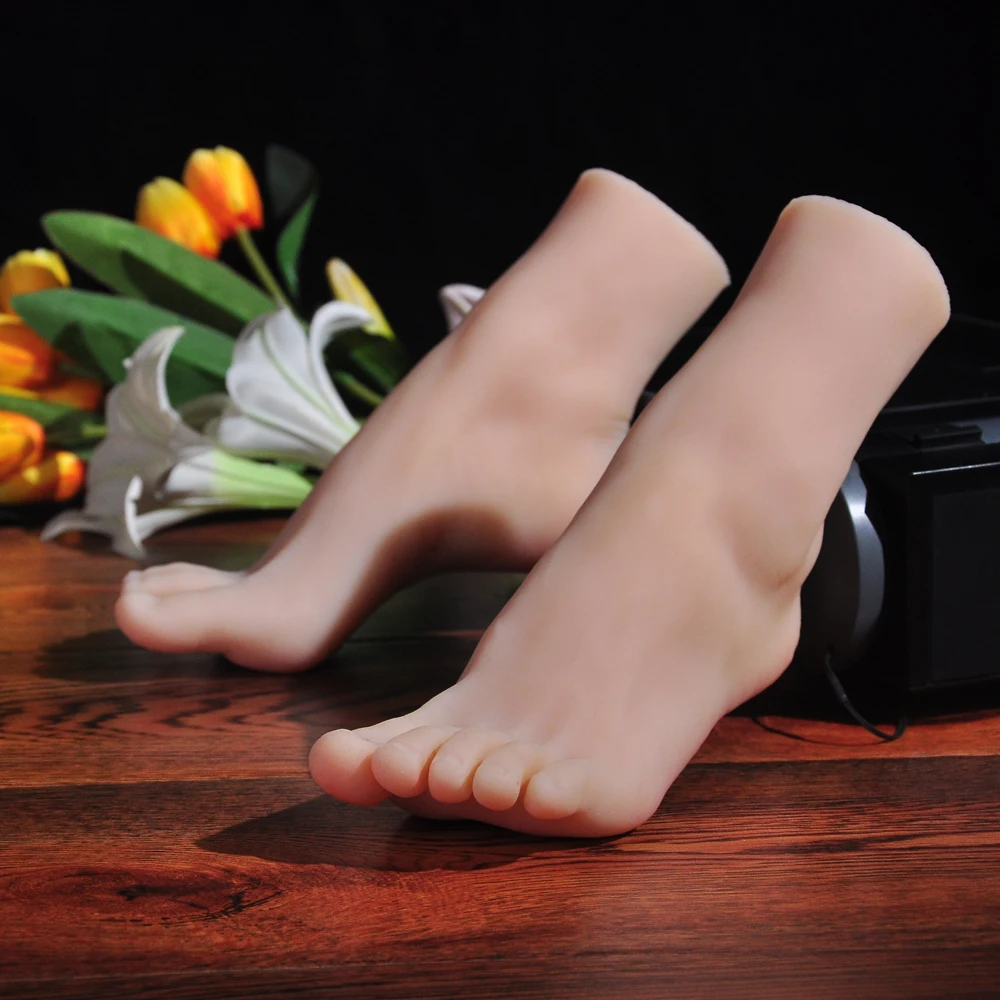 Modeliavimo koja modelis, fotografavimo ekranas rekvizitai pėdų terapijos tapybos mokymo šilko kojinės 1