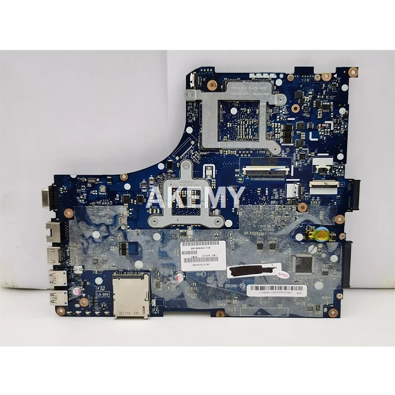 NM-A142 Lenovo ideapad Y500 QIQY6 NM-A142 nešiojamas plokštė Y500 GT750 mainboard su grafika kortelės Bandymas 1