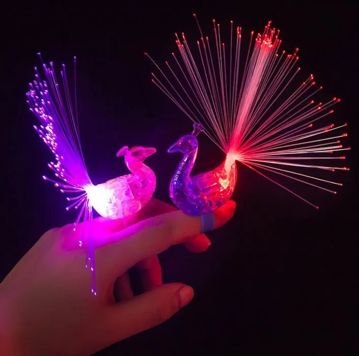 1000Pcs Povas Piršto Šviesos spalvotu LED Šviesos Žiedai Šalies Dalykėlių Vaikai Protingas Žaislas dovanos už Smegenų Vystymąsi 2
