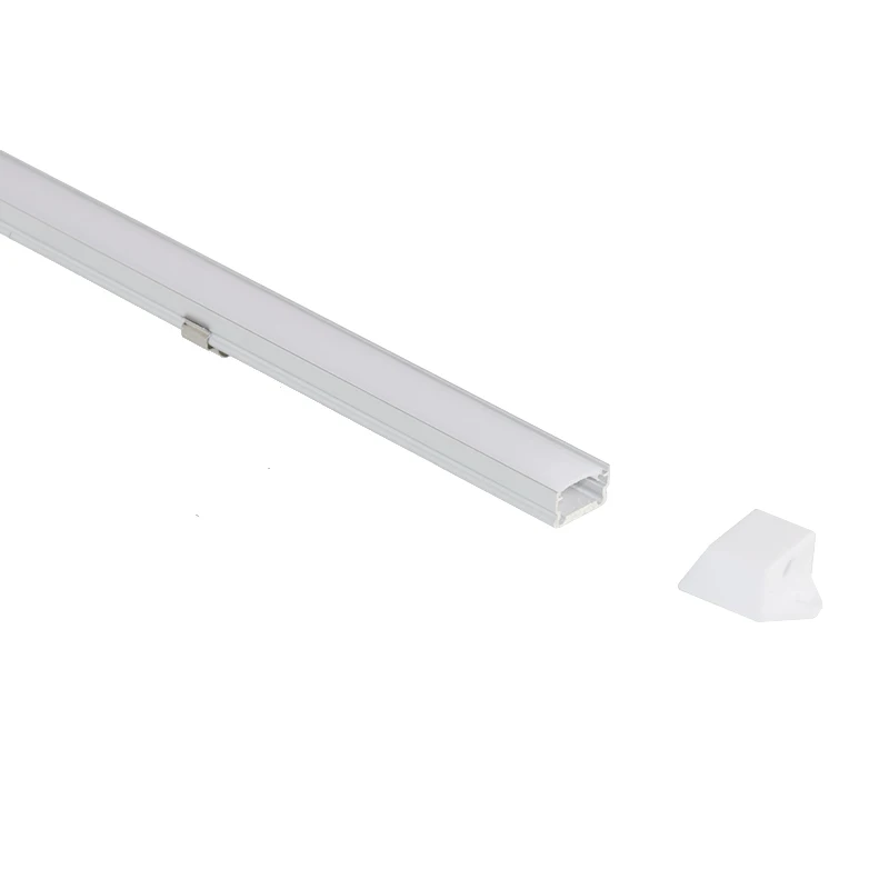 1m U tipas Slim LED aliuminio profilis led juostelė šviesos led juostelė būsto kabinetas šviesos spinta, koridoriaus šviesos žibintas 2