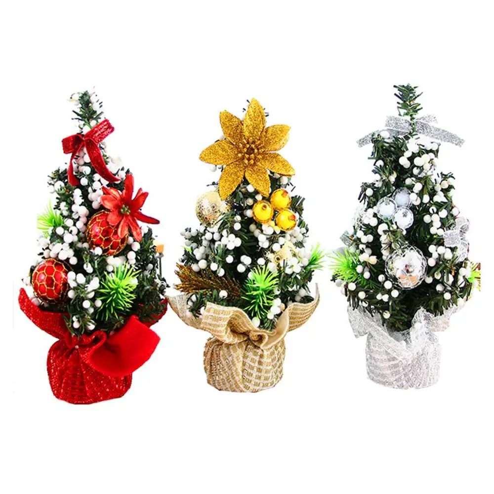 Dirbtinis Stalo Mini Kalėdų Eglutės papuošalus Miniatiūrinių Medžių Festivalis Namų Puošybai vestuves apdaila 2
