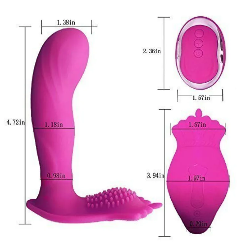G-SPOT Nešiojami Nuotolinio Valdymo Vibratoriai Klitorio Stimuliatorius Masturbacija Vibracijos Vibratorių Sekso Žaislai Moteris Suaugusiems 2