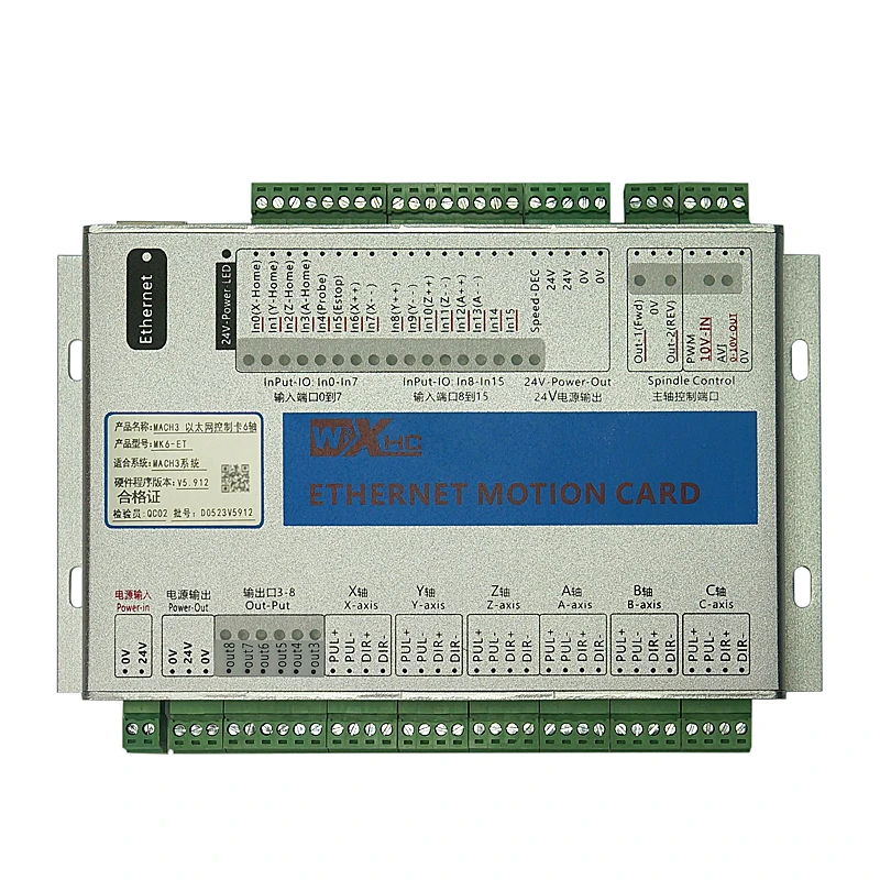 Mach3 Judesio kontrolės kortelės Ethernet CNC standartų Valdyba MK3 MK4 MK6 2