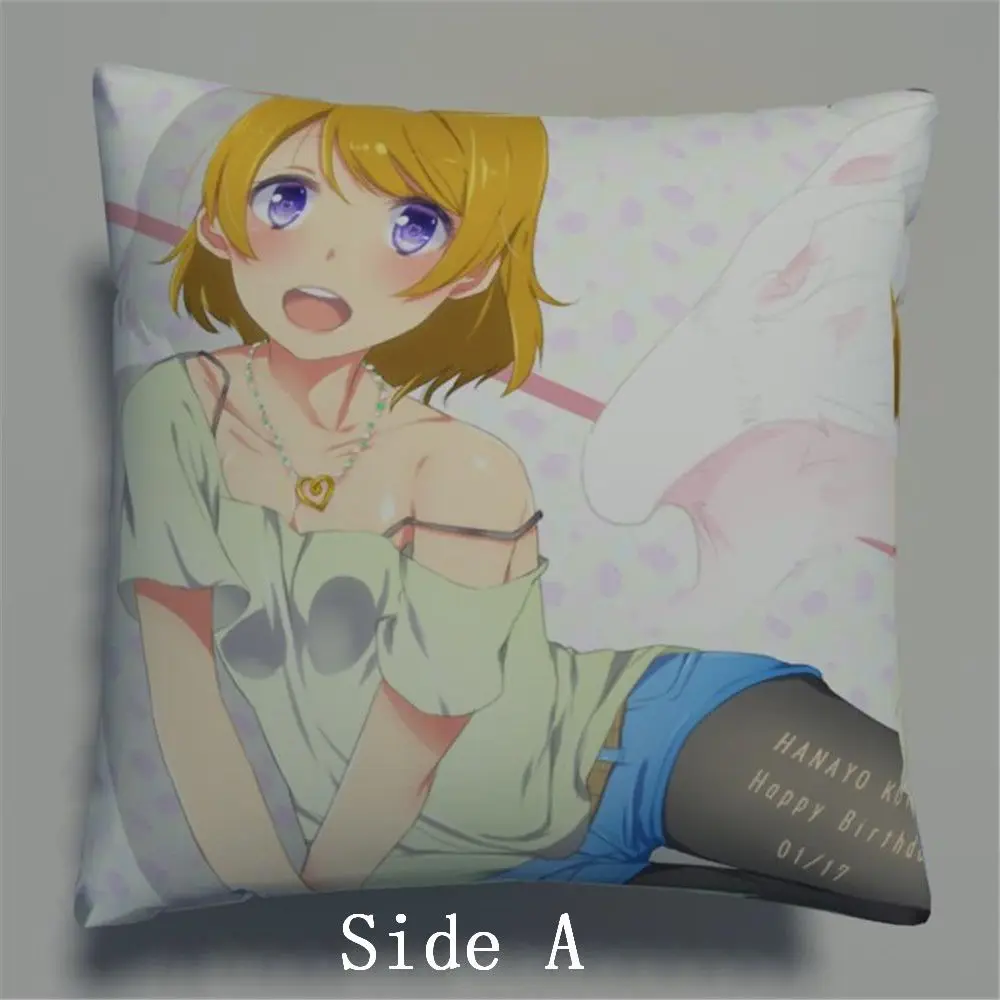 Nauja Meilė Gyvena Koizumi Hanayo Anime dviejų šoninių pagalvių Užvalkalai Hugging Pagalvę Pagalvėlė Padengti Otaku Dovana Cosplay 405 2
