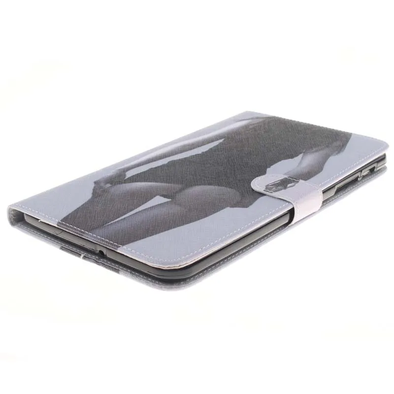 Retro Spausdinti Stovėti PU Odos Padengti Apsauginiu Odos vidinio Minkštos TPU Case For Samsung Galaxy Tab E 8.0 T377 T375 SM-T377V Tablet 2