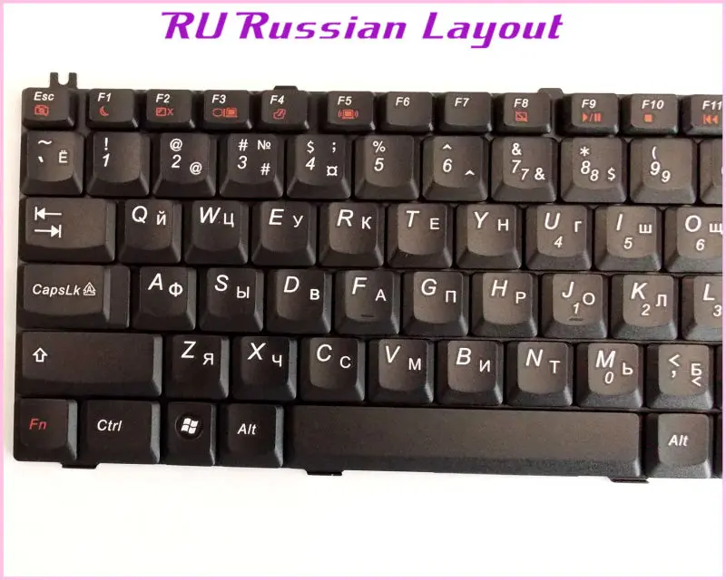 Rusijos RU Išdėstymas Klaviatūra IBM Lenovo Ideapad Y300 Y310 Y330 U330 U330A U330B U330D U330G Laptop/Notebook 2