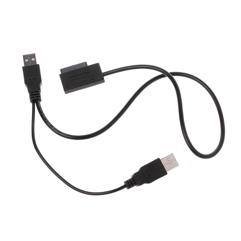 USB 2.0, A Tipo, Kad 13Pin(7+6) SATA Adapteris Kabelio Išorinio Maitinimo CD-ROM, DVD-ROM 2