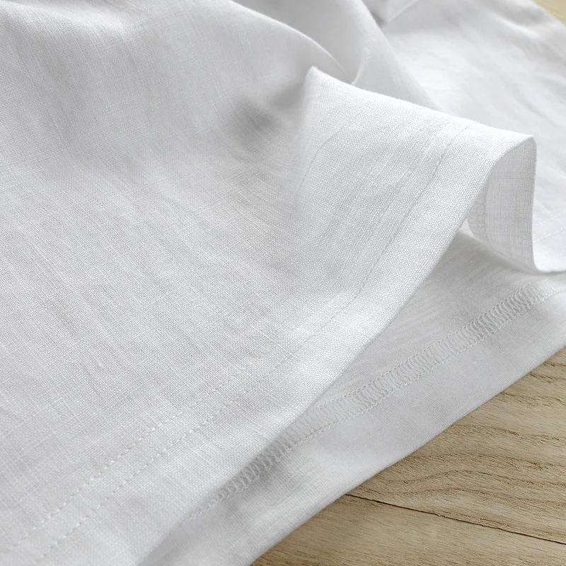 Vyriški spausdinti trumpas rankovės marškinėliai su modelio baltos vasaros atsitiktinis marškinėliai vyrams, lino medvilnės o-kaklo trišakiai ir viršūnes vyrų 2018 2
