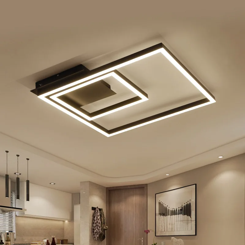 šiuolaikinių led lubų šviesos diodų (led skydelio apšvietimas led lubų šviesos luzes de teto cafe hotel AC85-265V Lubų Ligting apšvietimo lemputė 2
