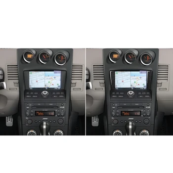 3Pcs Konsolė Anglies Pluošto GPS Navigacijos Pulto Dangtis Nissan 350Z 2006-2009 Automobilių Lipdukas 15178