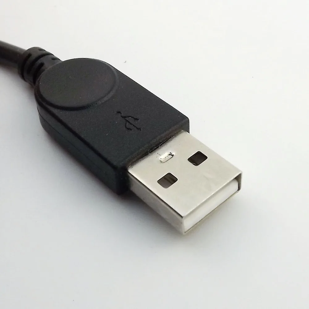 10vnt USB 2.0 Spausdintuvo Kabelis Type A Male-B Male Žemyn Kampu Skaitytuvas Laido Juoda 3feet 3