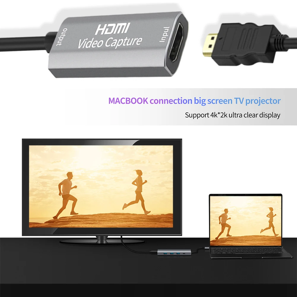 Grabber Vaizdo plokštė Konferencija USB Internetinių Mokymo Garso Transliacijos 1080P 60fps Didelės Spartos HD 