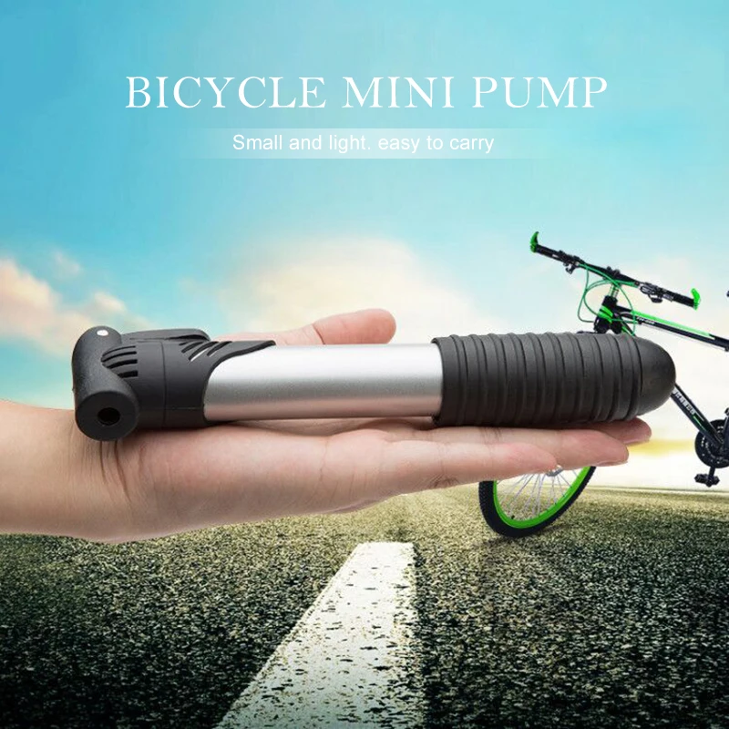 Juoda mini didelio stiprumo plastiko dviračių siurblys dviračių padangų pripūtimo ultra-light dalykėlių savarankiškai pripūtimo MTB Kalnų Dviračių Siurblys 3