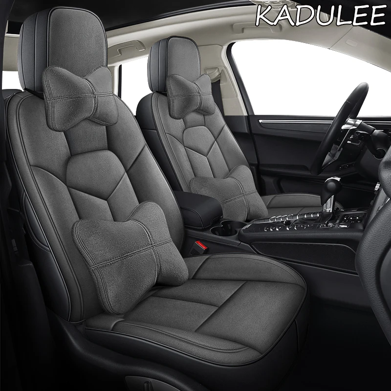 KADULEE užsakymą nekilnojamojo oda automobilių sėdynės padengti audi TT R8 a1 a3 8l 8p sportback A4 A5 A6 a7 a8 a8l Q3 Q5 Q7 automobilių priedai 3