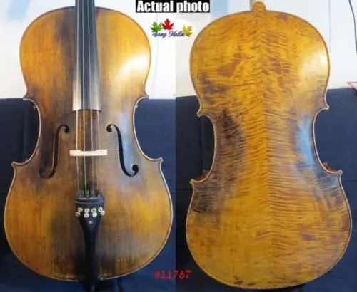 Kopija 1724 Yo-Yo Ma violončelė 7/8 profesionalų koncertas,labai gogd garso #11767 3