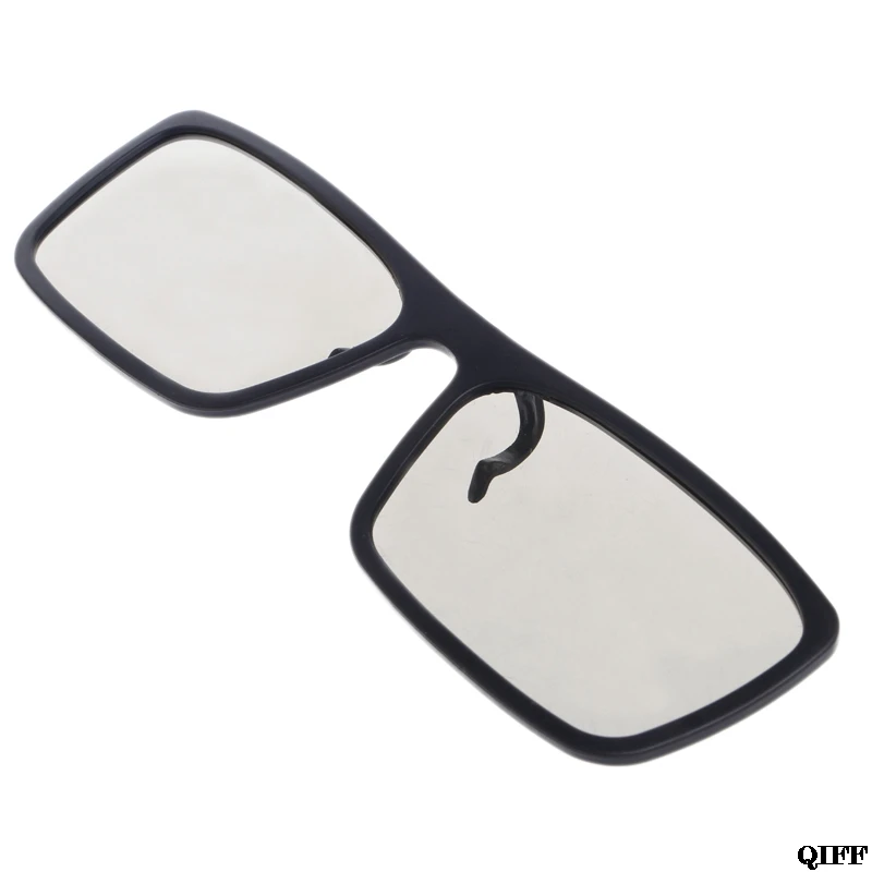 Lašas Laivas&Didmeninė Clip-On Tipo Diskiniai Pasyvus Polarized 3D Glasses TV Nekilnojamojo 3D Kino 0.22 mm APR28 3
