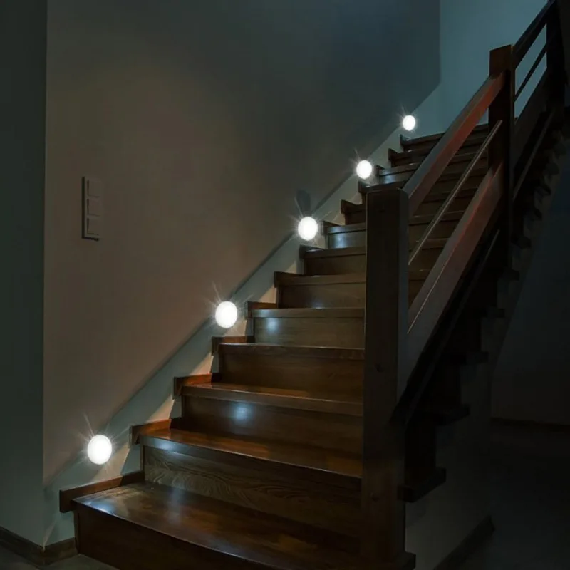 LED Žmogaus Kūno Indukcinės Lempos Automatinė Indukcijos Naktį Šviesos Spinta, Koridoriaus Spinta LED Jutiklis Šviesos 3