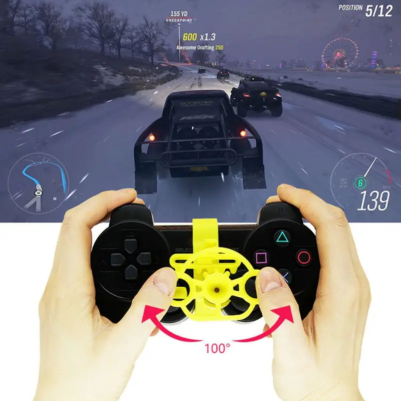 Lenktynių Žaidimai, Mini Vairas Papildomas Valdiklis Žaidimas Kreiptuką Lenktynių Žaidimai, Modeliavimas Simuliatorius PS3 Gamepad Accessory 3