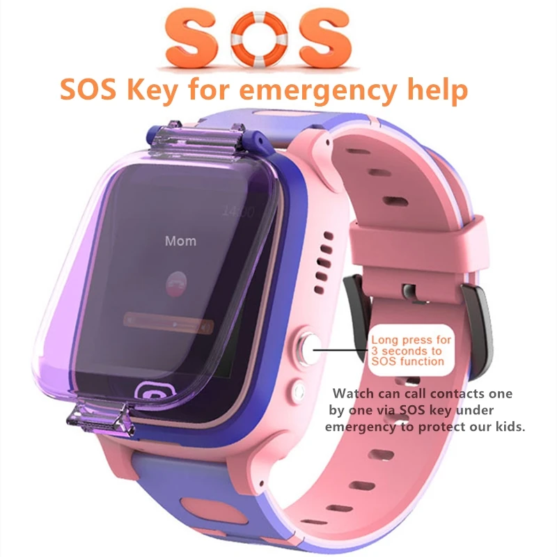 M80 Stabdžių Prarado Vaiko LBS Tracker SOS Smart Stebėjimo Padėties nustatymo Telefono Vaikai Laikrodis Kūdikių Vandeniui Žiūrėti Suderinamas 