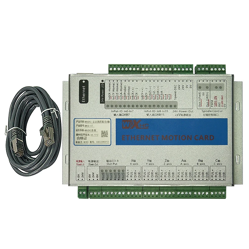 Mach3 Judesio kontrolės kortelės Ethernet CNC standartų Valdyba MK3 MK4 MK6 3