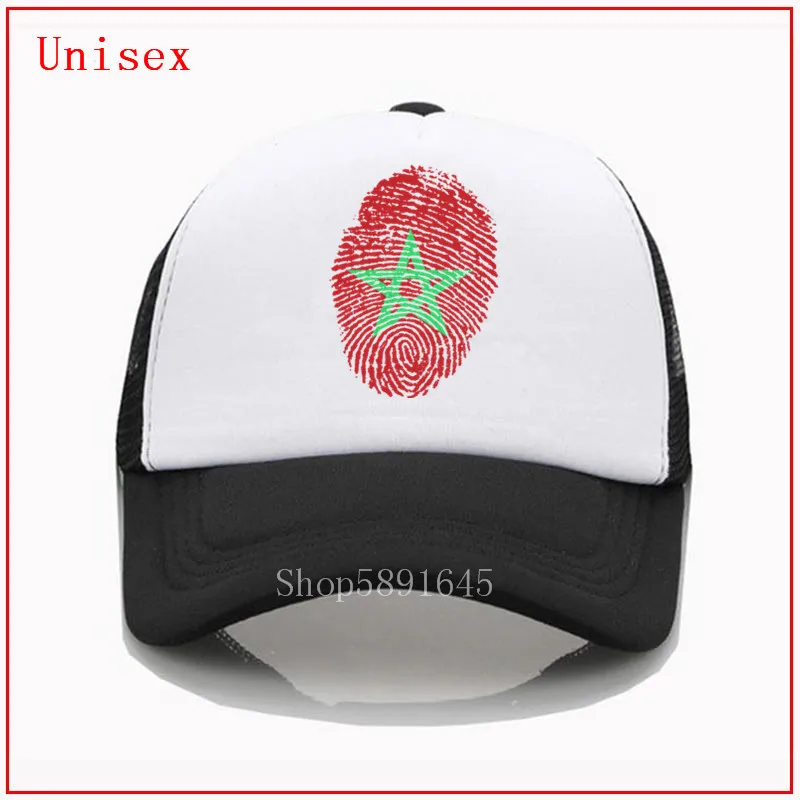 Marokas Vėliavos pirštų Atspaudų Siuvinėjimas Medvilnės Skrybėlę Vyrų, Moterų Beisbolo kepuraitę Hip-Hop Skrybėlių Mados Tėtis, Skrybėlės Vasarinės Medvilnės kepurės 3