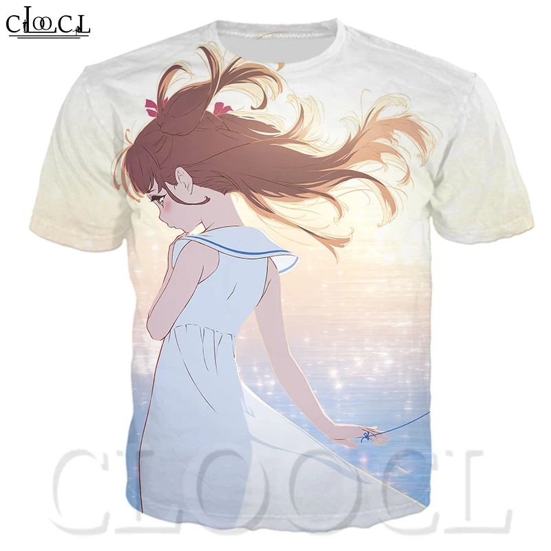 CLOOCL Vasaros vyriški Laisvalaikio Marškinėliai Iš Ramus ir Tylus Rytoj Crewneck Trumpas Rankovės Japonų Anime Drabužius T-Shirt 4