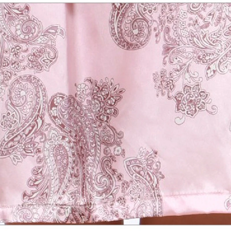 Pižamą ponios apdaras laisvi marškinėliai išorinis apdaras seksualus minkštas chalatas namuose mados kostiumą nėrinių rožinė nachtmode naujas 2020 m. 4