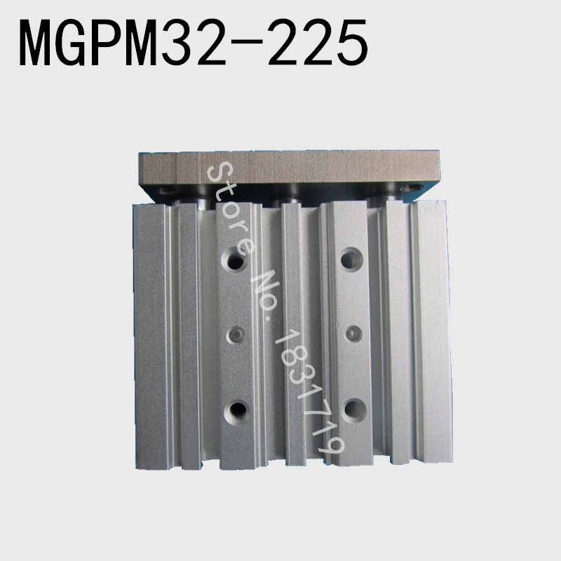 SMC Tipas MGPM32-225 Plonas cilindras su lazdele MGPM 32-225 Trijų ašių tris baras MGPM32*225 Pneumatiniai komponentai MGPM32X225 4