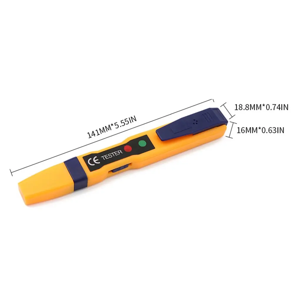 48SN Ne-Susisiekite su AC Įtampos Elektros Testeris Pen Indukcijos Bandymo Pieštukas Su LED Šviesos Elektriniai Indikatoriai, Testeriai 5