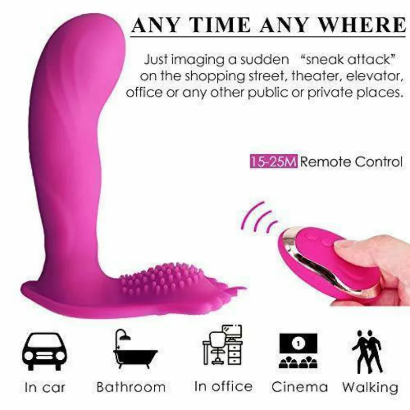 G-SPOT Nešiojami Nuotolinio Valdymo Vibratoriai Klitorio Stimuliatorius Masturbacija Vibracijos Vibratorių Sekso Žaislai Moteris Suaugusiems 5
